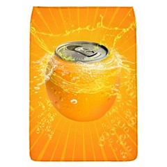 Orange Drink Splash Poster Removable Flap Cover (s) by Sapixe