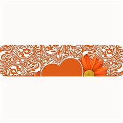 Flower Floral Heart Background Large Bar Mats by Sapixe