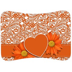 Flower Floral Heart Background Velour Seat Head Rest Cushion