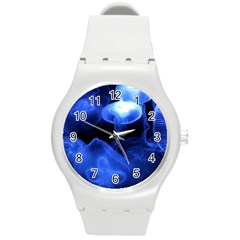 Jellyfish Sea Diving Sea Animal Round Plastic Sport Watch (m) by Sapixe