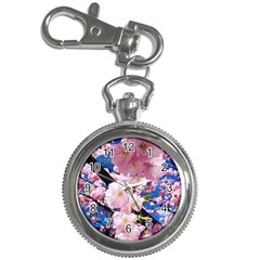 Flower Cherry Wood Tree Flowers Key Chain Watches by Sapixe