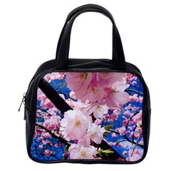 Flower Cherry Wood Tree Flowers Classic Handbag (one Side) by Sapixe