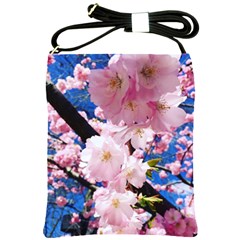 Flower Cherry Wood Tree Flowers Shoulder Sling Bag by Sapixe