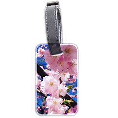 Flower Cherry Wood Tree Flowers Luggage Tags (two Sides) by Sapixe