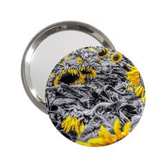 Sunflower Field Girasol Sunflower 2 25  Handbag Mirrors by Sapixe