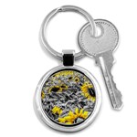 Sunflower Field Girasol Sunflower Key Chains (Round)  Front