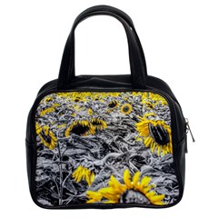 Sunflower Field Girasol Sunflower Classic Handbag (two Sides) by Sapixe