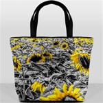 Sunflower Field Girasol Sunflower Bucket Bag Back