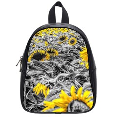 Sunflower Field Girasol Sunflower School Bag (small) by Sapixe