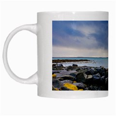 Iceland Nature Mountains Landscape White Mugs by Sapixe