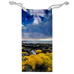 Iceland Nature Mountains Landscape Jewelry Bag by Sapixe