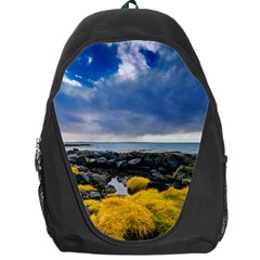 Iceland Nature Mountains Landscape Backpack Bag by Sapixe