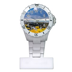 Iceland Nature Mountains Landscape Plastic Nurses Watch by Sapixe