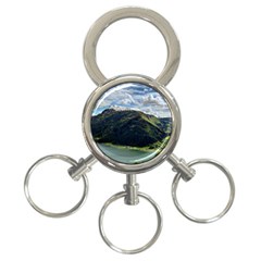 Panoramic Nature Mountain Water 3-ring Key Chains by Sapixe