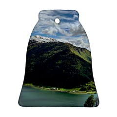 Panoramic Nature Mountain Water Bell Ornament (two Sides) by Sapixe