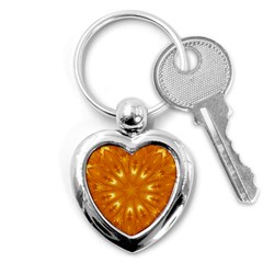 Kaleidoscopic Flower Key Chains (heart)  by yoursparklingshop