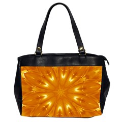 Kaleidoscopic Flower Oversize Office Handbag (2 Sides) by yoursparklingshop