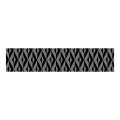 B/w Abstract Pattern 2 Velvet Scrunchie by JadehawksAnD