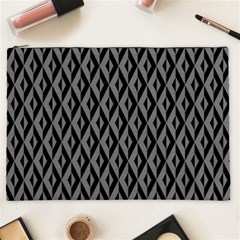 B/w Abstract Pattern 2 Cosmetic Bag (xxl) by JadehawksAnD