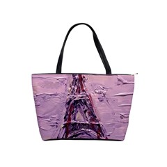 Ooh Lala Purple Rain Classic Shoulder Handbag by arwwearableart