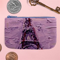 Ooh Lala Purple Rain Large Coin Purse by arwwearableart