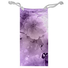 Wonderful Flowers In Soft Violet Colors Jewelry Bag by FantasyWorld7