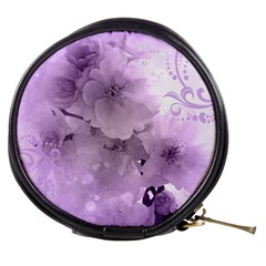 Wonderful Flowers In Soft Violet Colors Mini Makeup Bag by FantasyWorld7