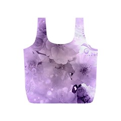 Wonderful Flowers In Soft Violet Colors Full Print Recycle Bag (s) by FantasyWorld7