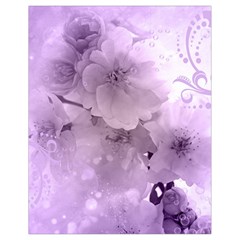 Wonderful Flowers In Soft Violet Colors Drawstring Bag (small) by FantasyWorld7