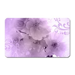 Wonderful Flowers In Soft Violet Colors Magnet (rectangular) by FantasyWorld7