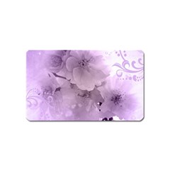 Wonderful Flowers In Soft Violet Colors Magnet (name Card) by FantasyWorld7