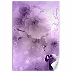 Wonderful Flowers In Soft Violet Colors Canvas 20  X 30  by FantasyWorld7