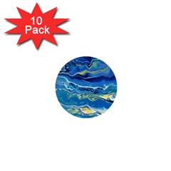 Sunlit Waters 1  Mini Buttons (10 pack) 