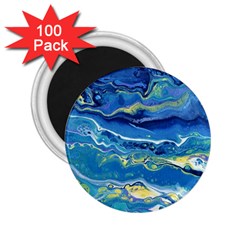 Sunlit Waters 2 25  Magnets (100 Pack)  by lwdstudio