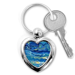 Sunlit Waters Key Chains (Heart) 