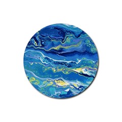 Sunlit Waters Rubber Round Coaster (4 Pack)  by lwdstudio