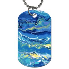 Sunlit Waters Dog Tag (one Side) by lwdstudio