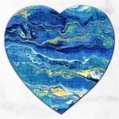 Sunlit Waters Jigsaw Puzzle (Heart)