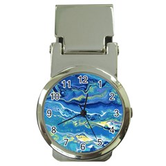 Sunlit Waters Money Clip Watches by lwdstudio