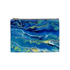 Sunlit Waters Cosmetic Bag (medium) by lwdstudio