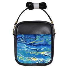 Sunlit Waters Girls Sling Bag