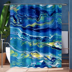 Sunlit Waters Shower Curtain 60  x 72  (Medium) 