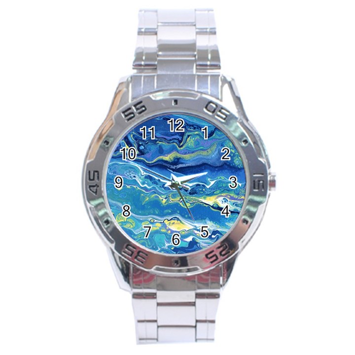 Sunlit Waters Stainless Steel Analogue Watch