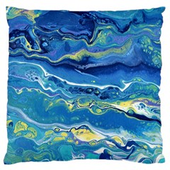 Sunlit Waters Large Cushion Case (One Side)