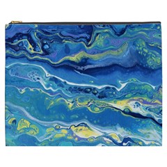 Sunlit Waters Cosmetic Bag (xxxl) by lwdstudio