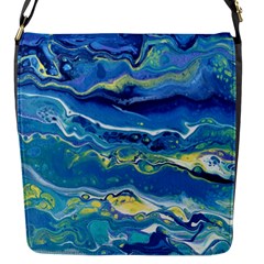 Sunlit Waters Flap Closure Messenger Bag (S)