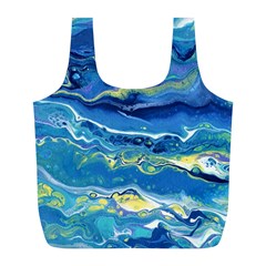 Sunlit Waters Full Print Recycle Bag (L)