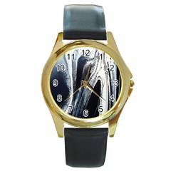 Odin s View 2 Round Gold Metal Watch