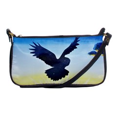 Sunset Owl Shoulder Clutch Bag by lwdstudio