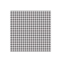 Luv Machine Robot Houndstooth Pattern (grey) Satin Bandana Scarf by emilyzragz